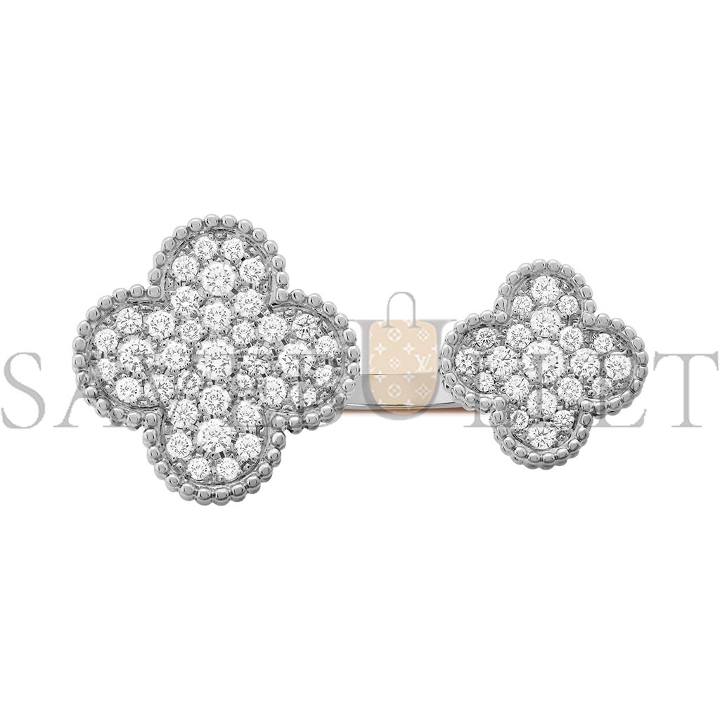 v*n cl*f  arpels magic alhambra between the finger ring - white gold, Di*m*nd  vcarn9wt00